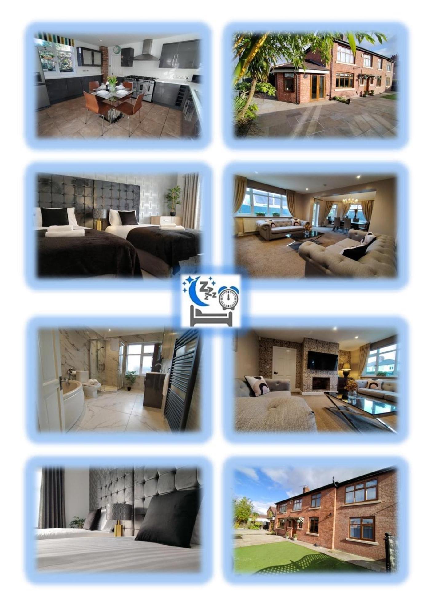 Sirius House - Sleeps 7, Driveway, Garden Crewe Exterior foto